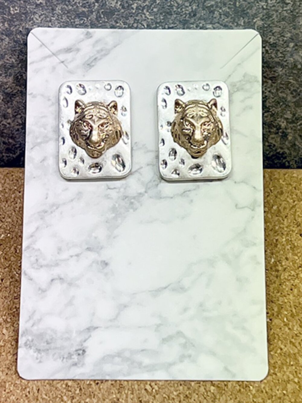 Robert Lee Morris (RLM) SoHo Tiger Stud Earrings